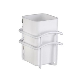 [23772] PORTE GOBELET CLASSIC PLUS BLANC 8X10X11CM