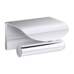 [23856] PORTE PAPIER AVEC COUVERCLE AVID CHROME
