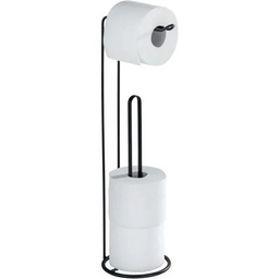 [23887] PORTE PAPIER WC SUR PIED 2 EN 1 LUGANO