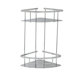 [25184] PORTE SAVON DOUBLE ANGLE CHROME CS 368