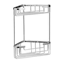 [25185] PORTE SAVON DOUBLE ANGLE CHROME CS 369