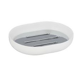[25196] PORTE SAVON POSA BLANC CHROME