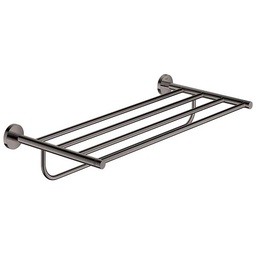 [24010] PORTE SERVIETTE ETAGERE ESSENTIALS FINITION GRAPHITE