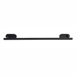 [24035] PORTE SERVIETTE SIMPLE TURBO-LOC OREA NOIR 60X4,5X7CM