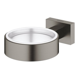 [24218] SUPPORT POUR PORTE SAVON/VERRE ESSENTIALS FINITION GRAPHITE
