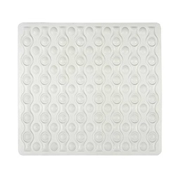[24269] TAPIS DE DOUCHE ROCHA BLANC 54X54 CM