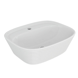 [24329] VASQUE A POSER PORCELAINE BLANC RIBANA