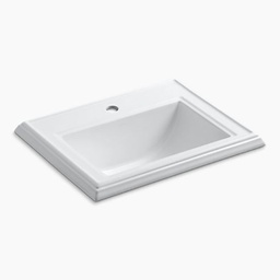 [24330] VASQUE ENCASTRER PORCELAINE BLANC MEMOIR 579X459MM