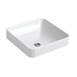 [24331] VASQUE A POSER PORCELAINE BLANC FORREFRONT CARRE