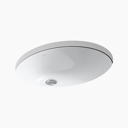 [24334] VASQUE ENCASTRER PORCELAINE BLANC CAXTON 536X435MM