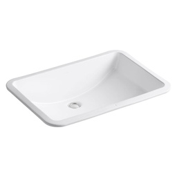 [24335] VASQUE A ENCASTRER PORCELAINE BLANC LADENAS 591X410MM