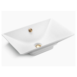 [24338] VASQUE A POSER PORCELAINE VESSEL RECTANGLE 550MM