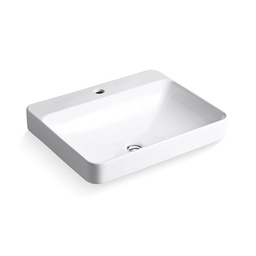 [24349] VASQUE A POSER BLANC FOREFRONT PORCELAINE  585X 173X 460MM, 