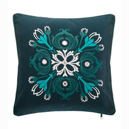 [10081] HOUSSE COUSSIN ROSACE MIROIR 40X40