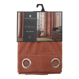 [15491] RIDEAU MEMO TERRACOTTA 140X260
