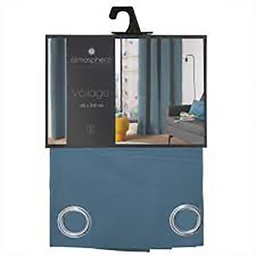 [10124] RIDEAU LILOU BLEU 140X260