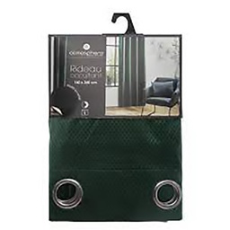 [10128] RIDEAU OCCULTANT VELOURS OTTO CEDRE 140X260