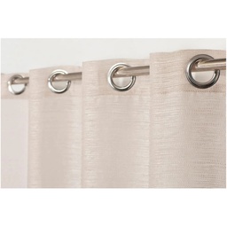[10154] RIDEAU 140X240CM 8 OEIL CORDA ECRU