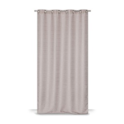 [10155] RIDEAU 140X240CM 8 OEIL CORDA TAUPE