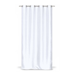 [10170] RIDEAU 140X240CM 8 OEIL PEGAZE BLANC