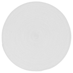 [10207] SET DE TABLE TRESSE ROND BLANC