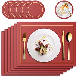 [10220] SET DE TABLE RIO VENITO ROUGE 29CMX44CM