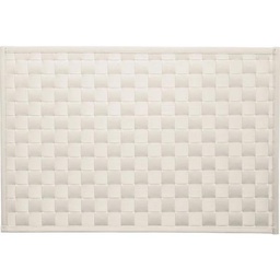 [10222] SET DE TABLE SAVANNAH BAST BLANC 30CMX43CM