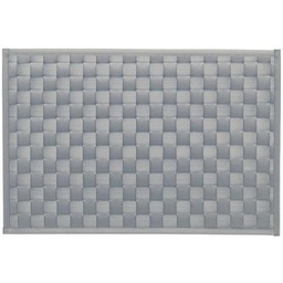 [10223] SET DE TABLE SAVANNAH BAST GRIS PERLE 30CMX43CM