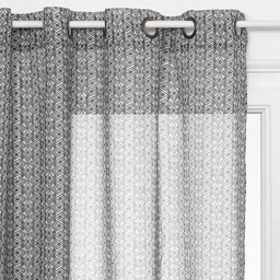 [10237] VOILAGE IMPRIME ARCHI GRIS 140X240