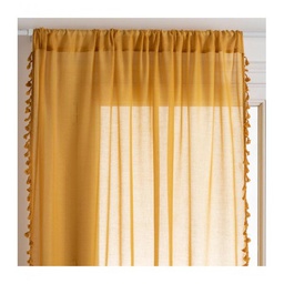 [10264] VOILAGE POMP GYPSY OCRE 140X240