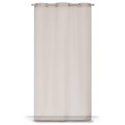 [10291] VOILE 140X240CM 6 OEIL ESSENTIAL TAUPE
