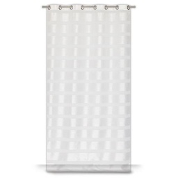 [10295] VOILE 140X260CM 8 OEIL LICTORIA BLANC