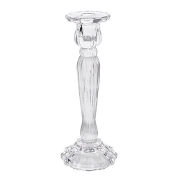 [10304] BOUGEOIR EN VERRE 18.5*18.5*40.5CM 14B030-9270500001