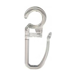 [10340] 12 AGRAFES DOUBLE CRISTAL
