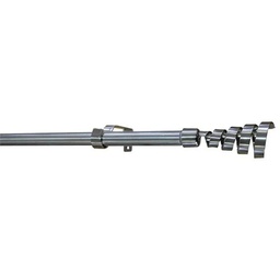 [10351] KIT TRINGLE EXTENSIBLE 120-210cm D19 EMBOUT RYTHM NICKEL