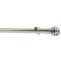 [10356] KIT TRINGLE D28/25 120-210cm MACARON NICKEL MAT
