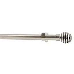 [10358] KIT TRINGLE D28/25 200-360cm MACARON NICKEL MAT