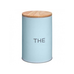 [10387] BOITE METAL+BOIS BLEU BALTIK