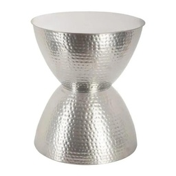 [10591] TABLE APPOINT MET HANAE ARGENT