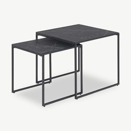 [10596] TABLE D APPOINT DELIN X2 NOIR