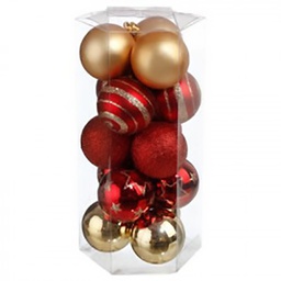 [10654] BOULE DE NOEL 50 MM X 15 - LISSE/DECO B