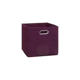 [10734] BOITE RANGEMENT 31X31 AUBERGINE