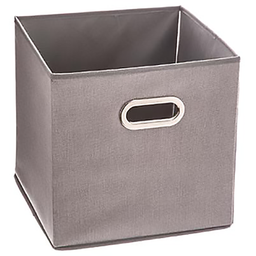 [10741] BOITE RANGEMENT 15X31 GRIS CLAIR CHINE
