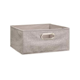 [10751] BOITE A RANGEMENT 31X15 BEIGE CHINE