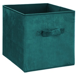 [10760] BOITE RGMT 31X31 VELOURS BLEU