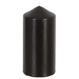 [14468] BOUGIE RONDE NOIRE 6.8X14
