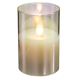 [10797] BOUGIE LED CIRE FLAMME 5X7,5CM AR