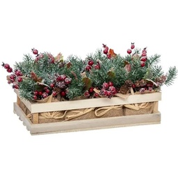[10823] BRANCHE COMPO FLEURS POT JUTE