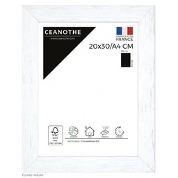 [10885] CADRE 20X30/A4 KARMA BLANC