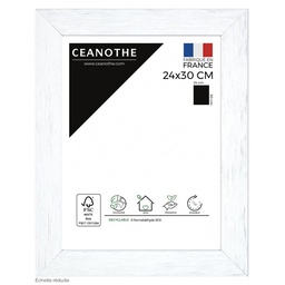[10886] CADRE 24X30 KARMA BLANC